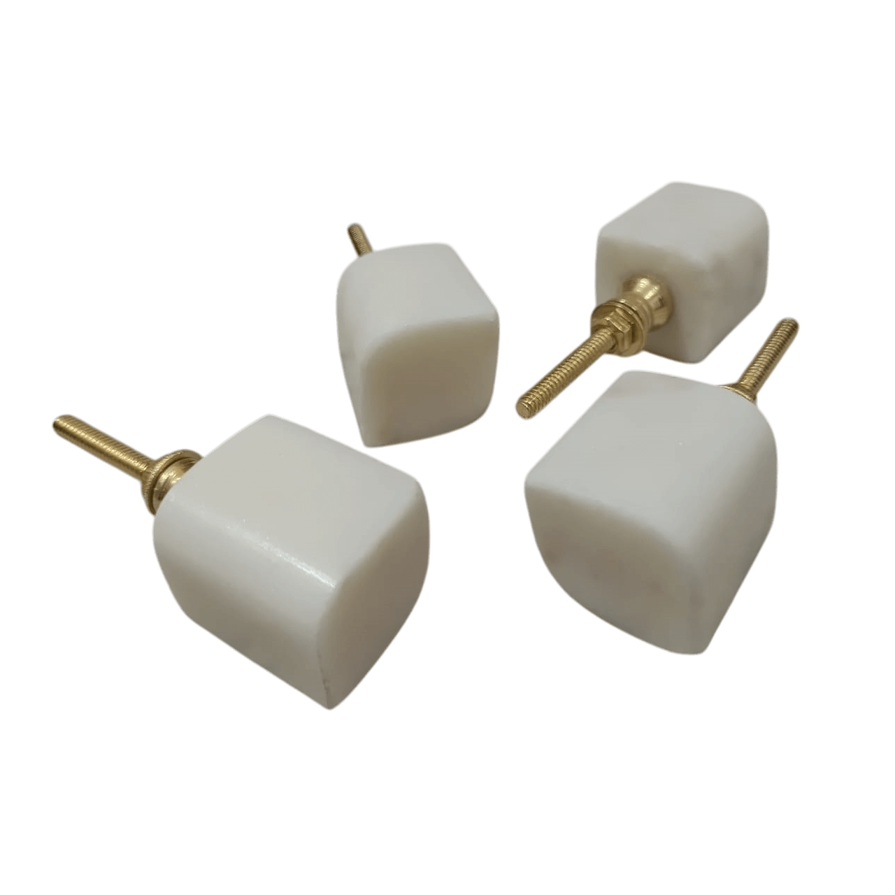 IRON & MARBLE KNOB (POLISH)